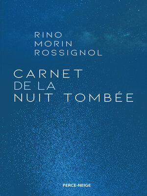 cover image of Carnet de la nuit tombée